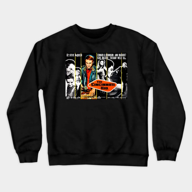 The Cincinnati Kid (1965) Crewneck Sweatshirt by Scum & Villainy